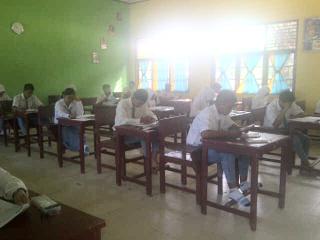 90 Personil Polres Kampar Amankan UN SMA/Sederajat di Kampar